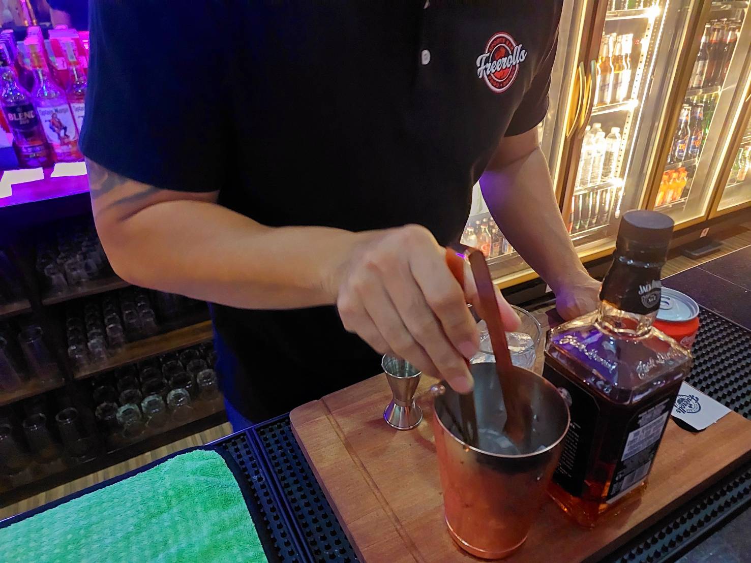 Cola with whiskey in chiang mai