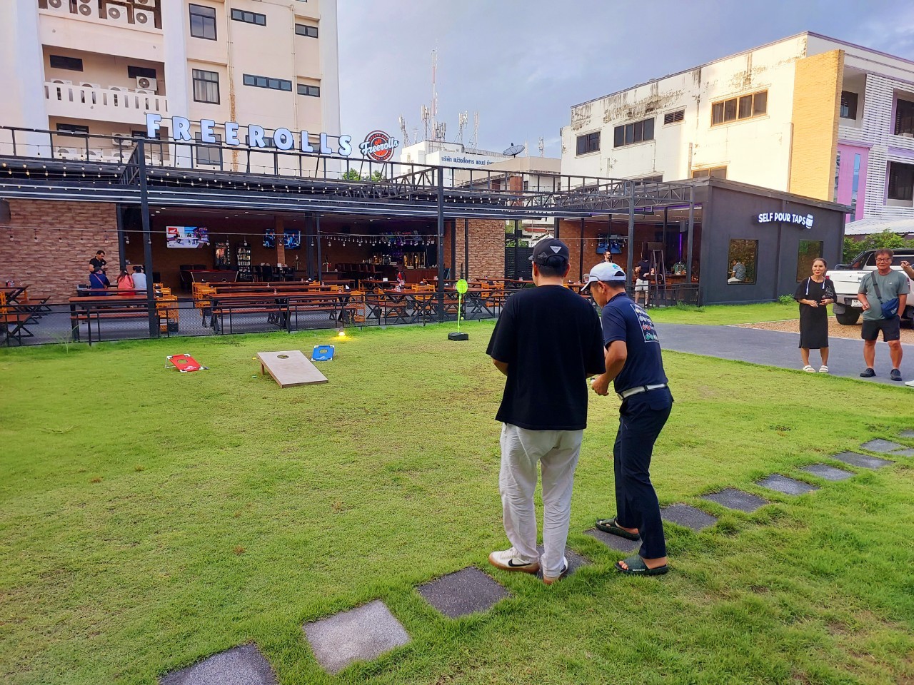 Play corn hole in chiang mai