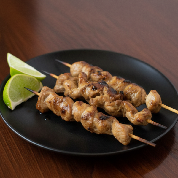 Thailändischer Hähnchenspieß
