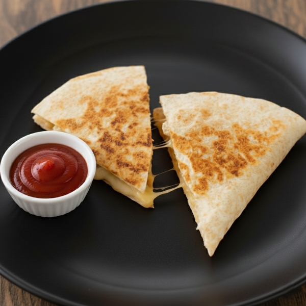 Halbe Käse-Quesadilla