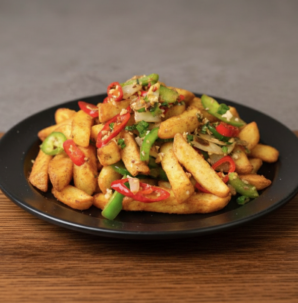 Pikante Salz-Pfeffer-Pommes