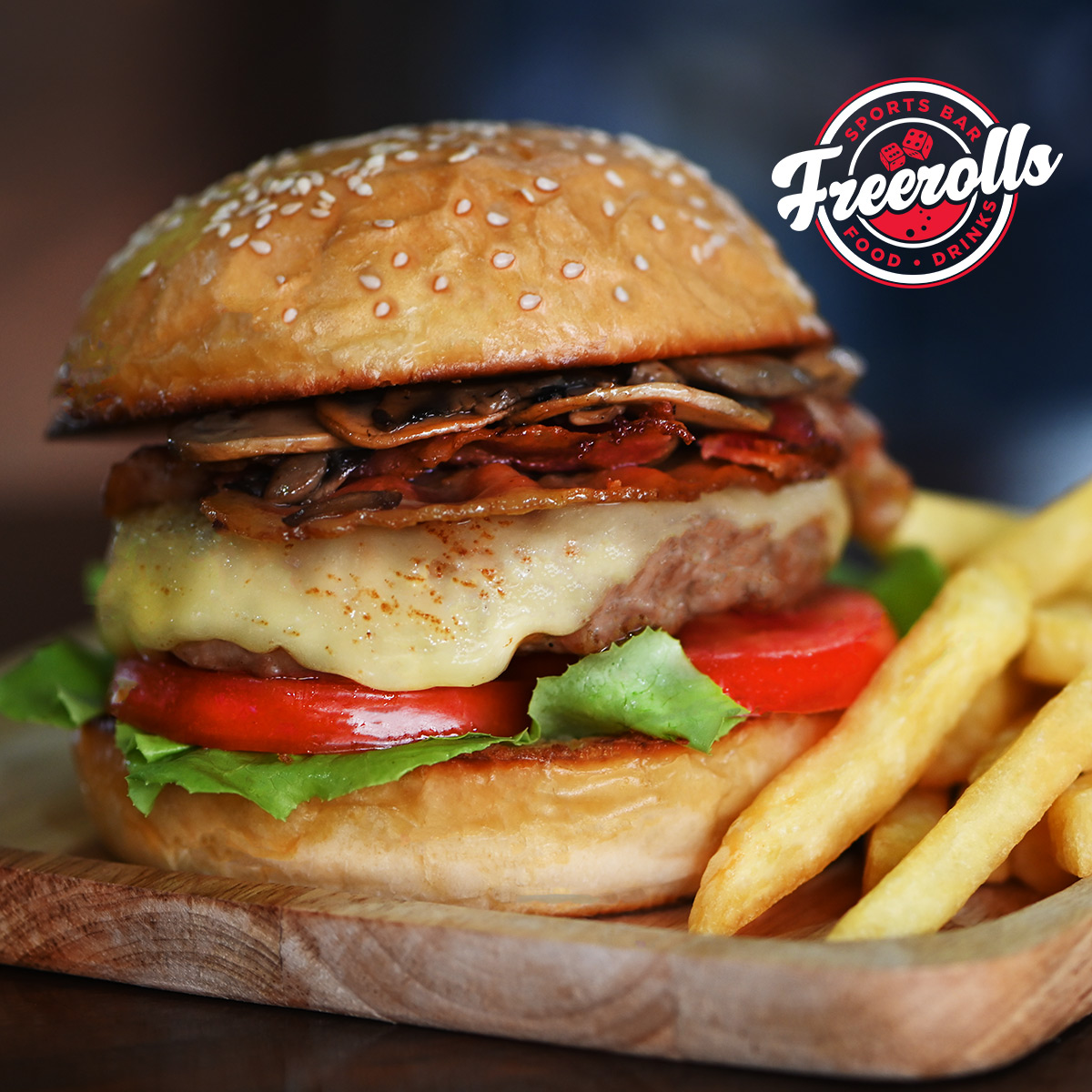 Freerolls popular burger