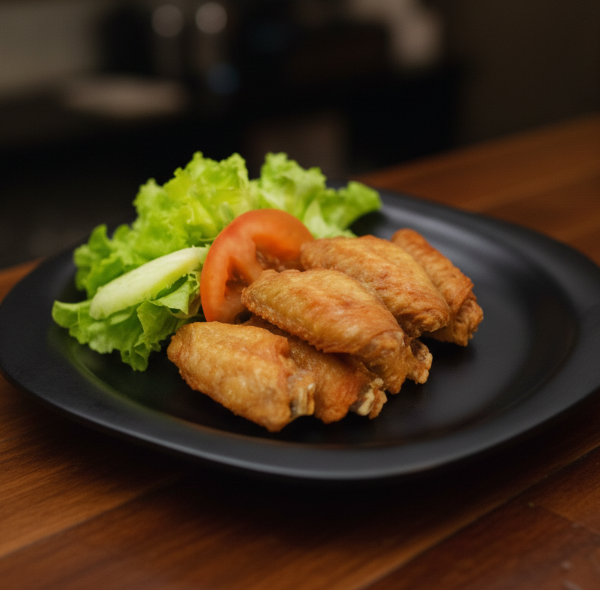 Hähnchenflügel in Fischsoße