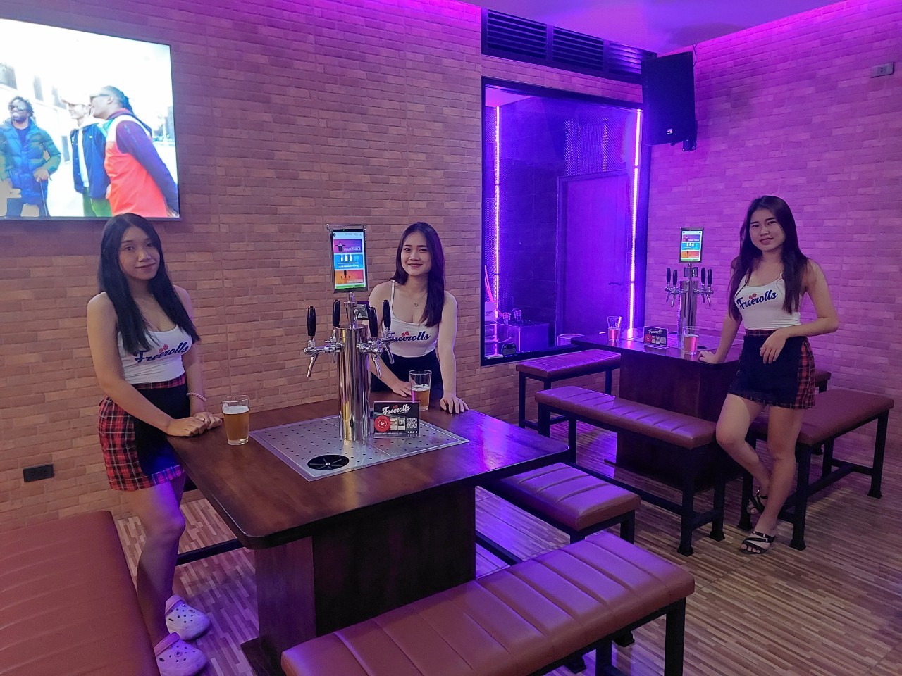 Self-pour taps