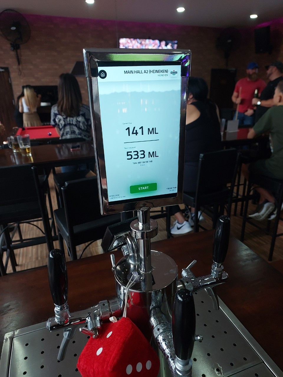 Self pour taps are a fun addition to your event in Chiang Mai
