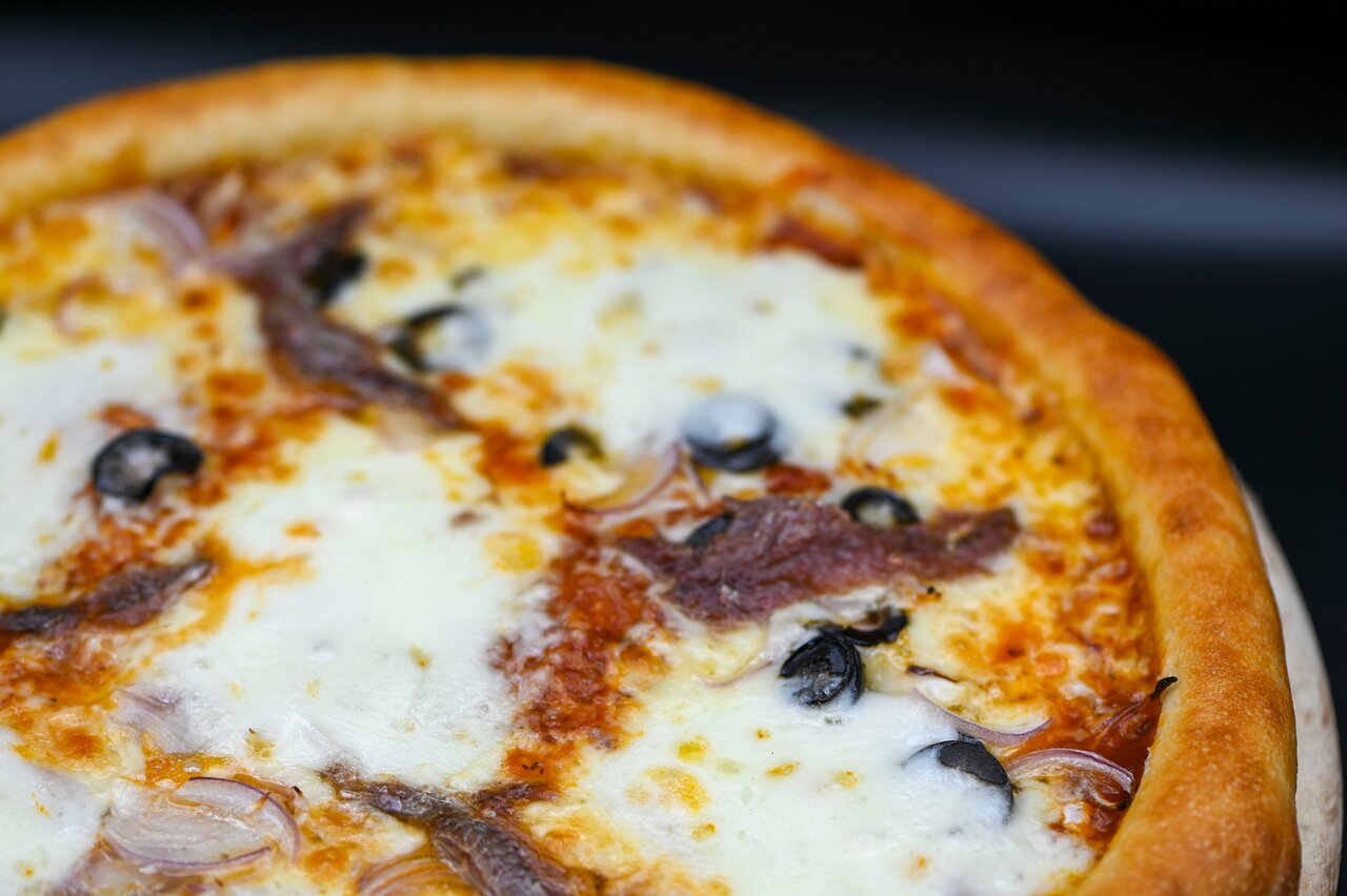 Fresh pizza ingredients