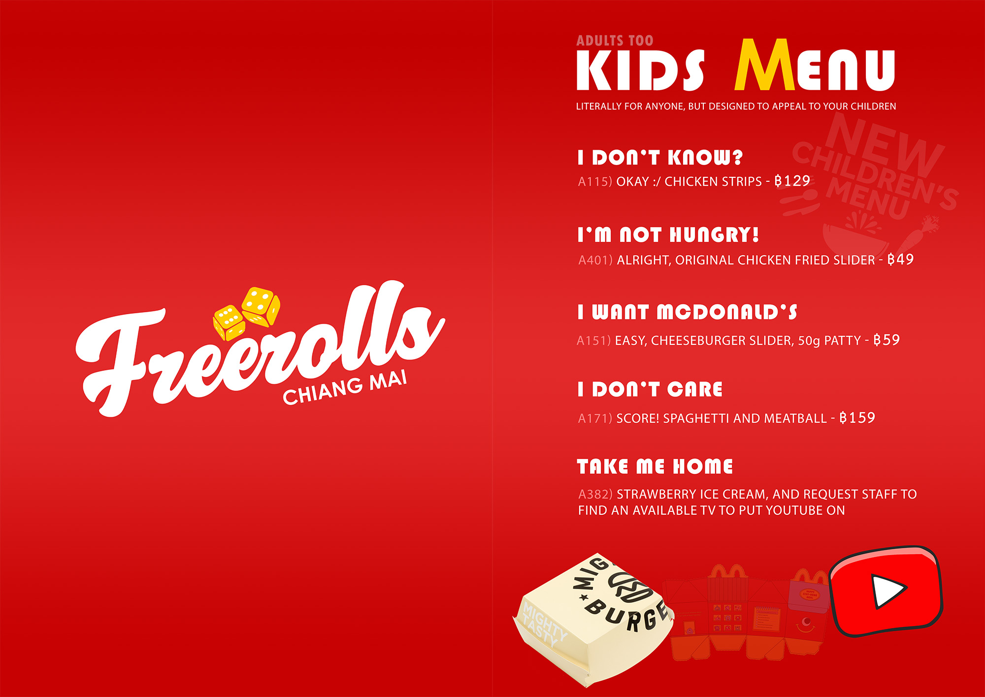 Kids Menu in Chiang Mai