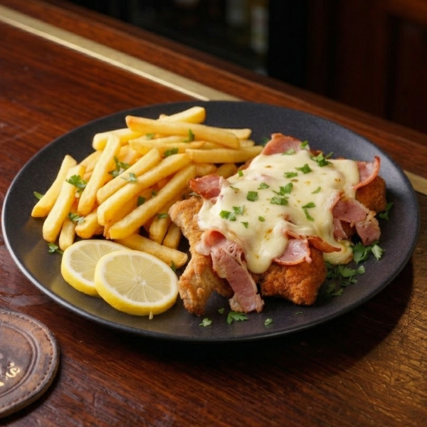 Hähnchen Milanesa Napolitana