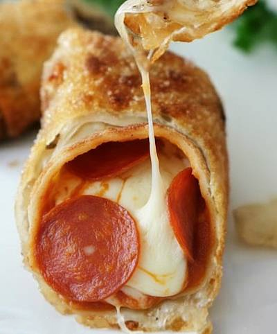 4-Zoll Pepperoni Pizza-Rolle