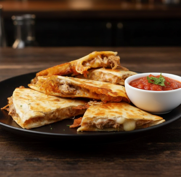 BBQ Rindfleisch Quesadilla