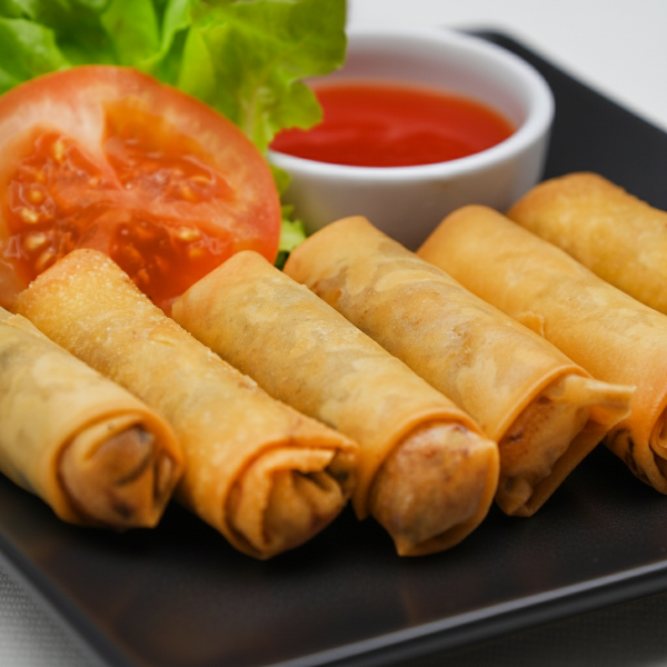 Vegetarian Spring Rolls (6) at Freerolls