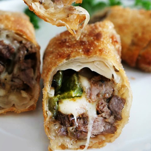 4-Zoll Philly Cheesesteak Roll
