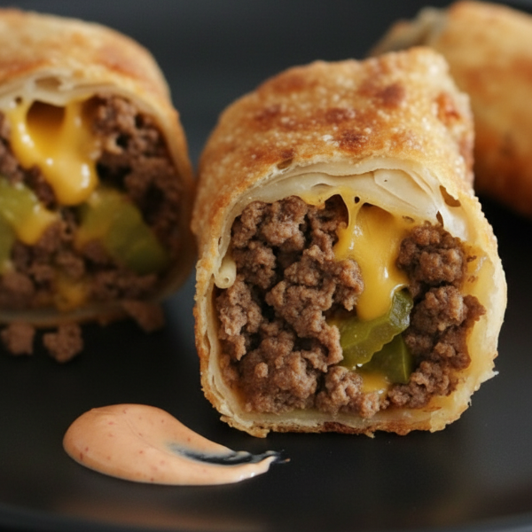 4-Zoll-Rindfleisch-Käse-Burger-Rolle