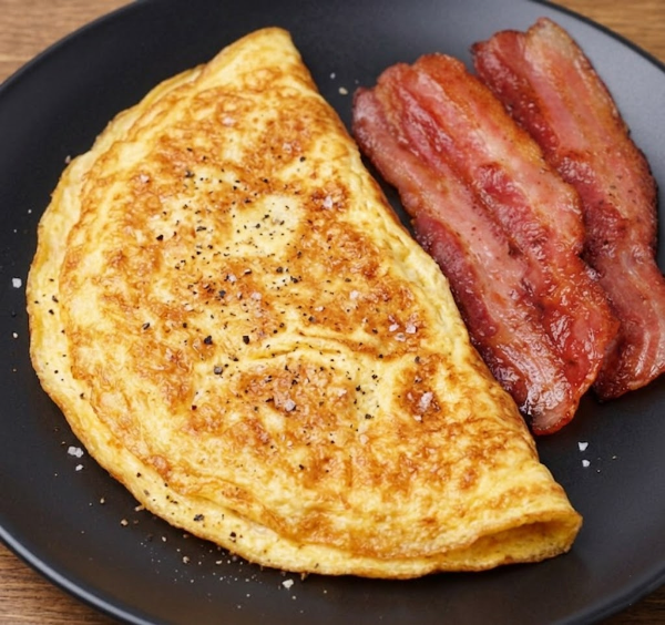 Omelett mit Bacon