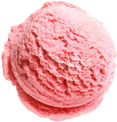 Erdbeer-Eiscreme