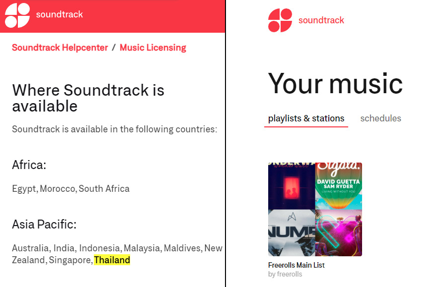 Music copyright system in Thailand